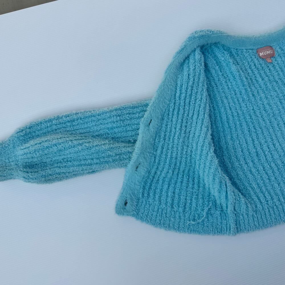 Show Me Your Mumu Clemmie Cardigan Blue Women’s Large Pastel Dopamine Dressing - Picture 16 of 16